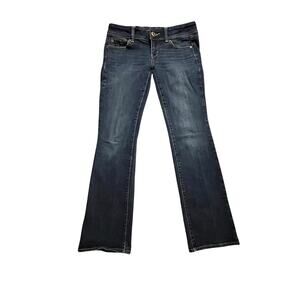 American Eagle Women’s 4 Denim Jeans - Slim Bootcut - Dark Wash Stretch - EUC